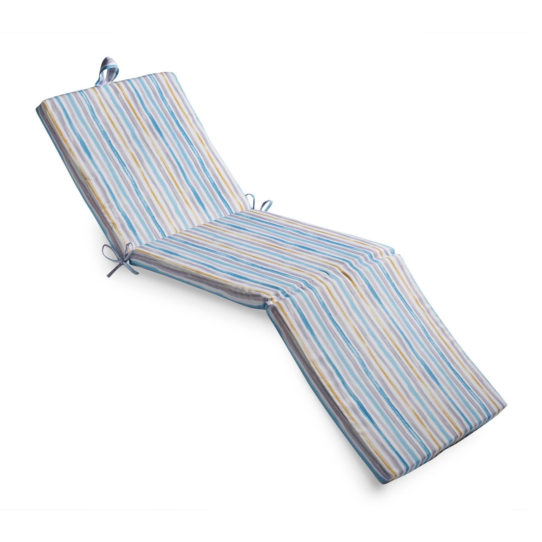 Striped Lounge Seat Pad