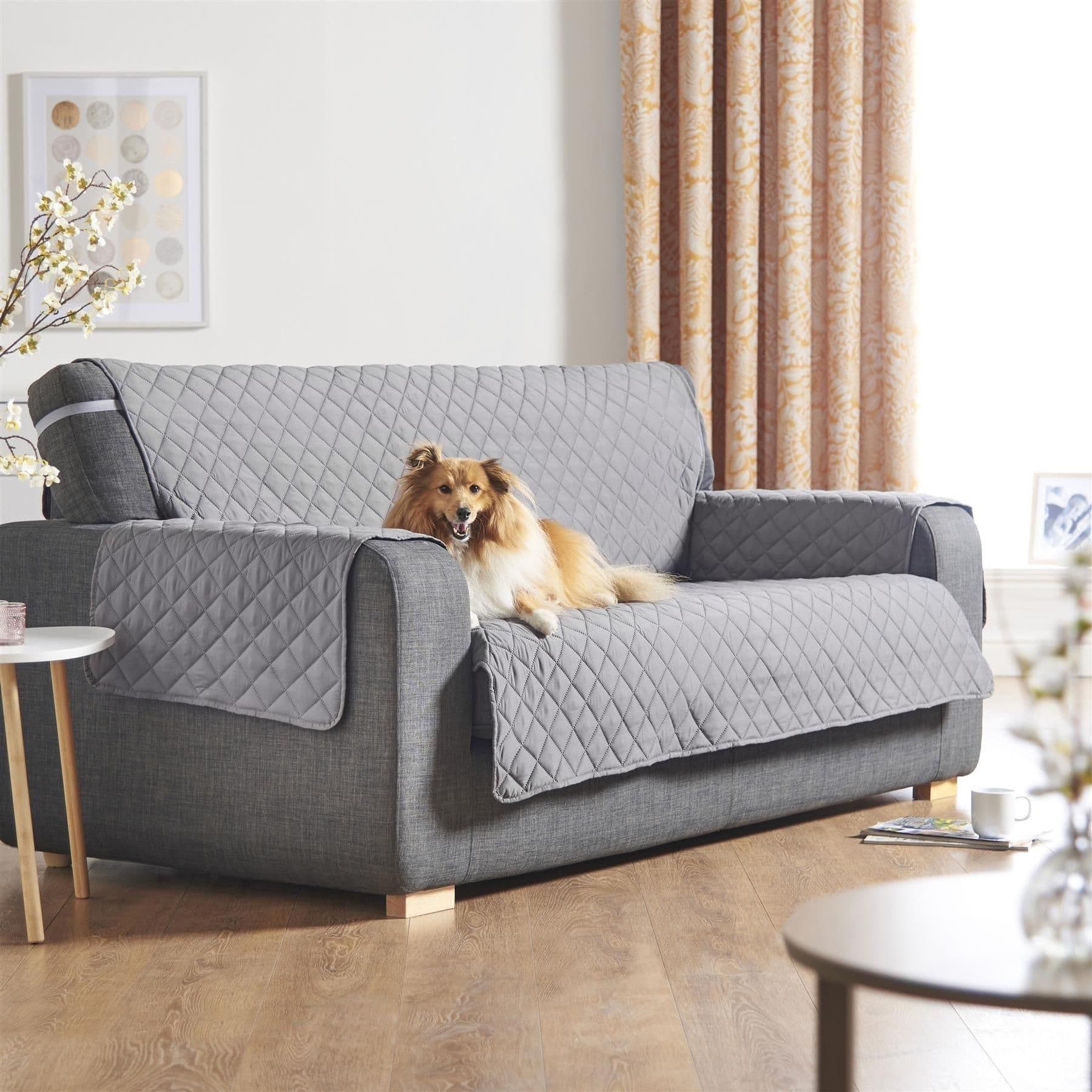 Quilted 4 Seater Sofa Protector Cover