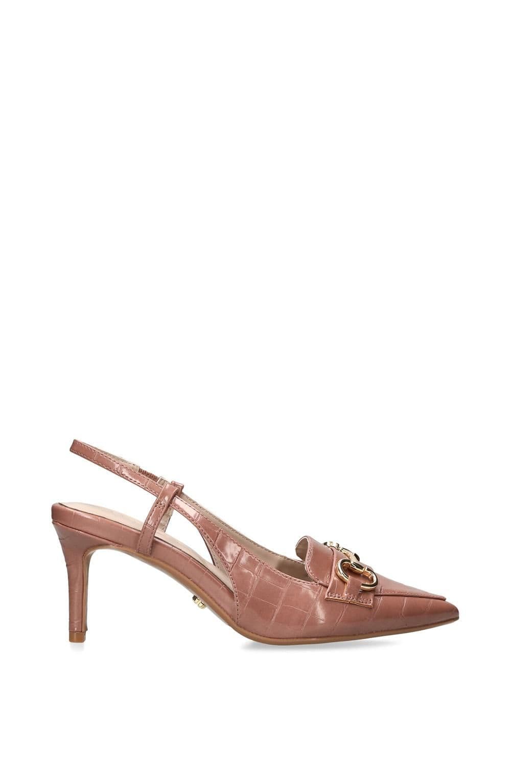 'Snatched' Croc Print Heels