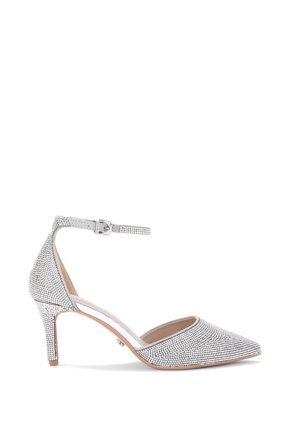 Carvela Women's 'Shine Court' Heels in Silver | Size: 4