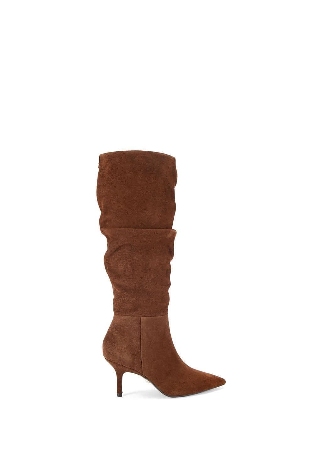Carvela Women's 'Spirit Slouch Boot' Suede Boots in Brown | Size: 7