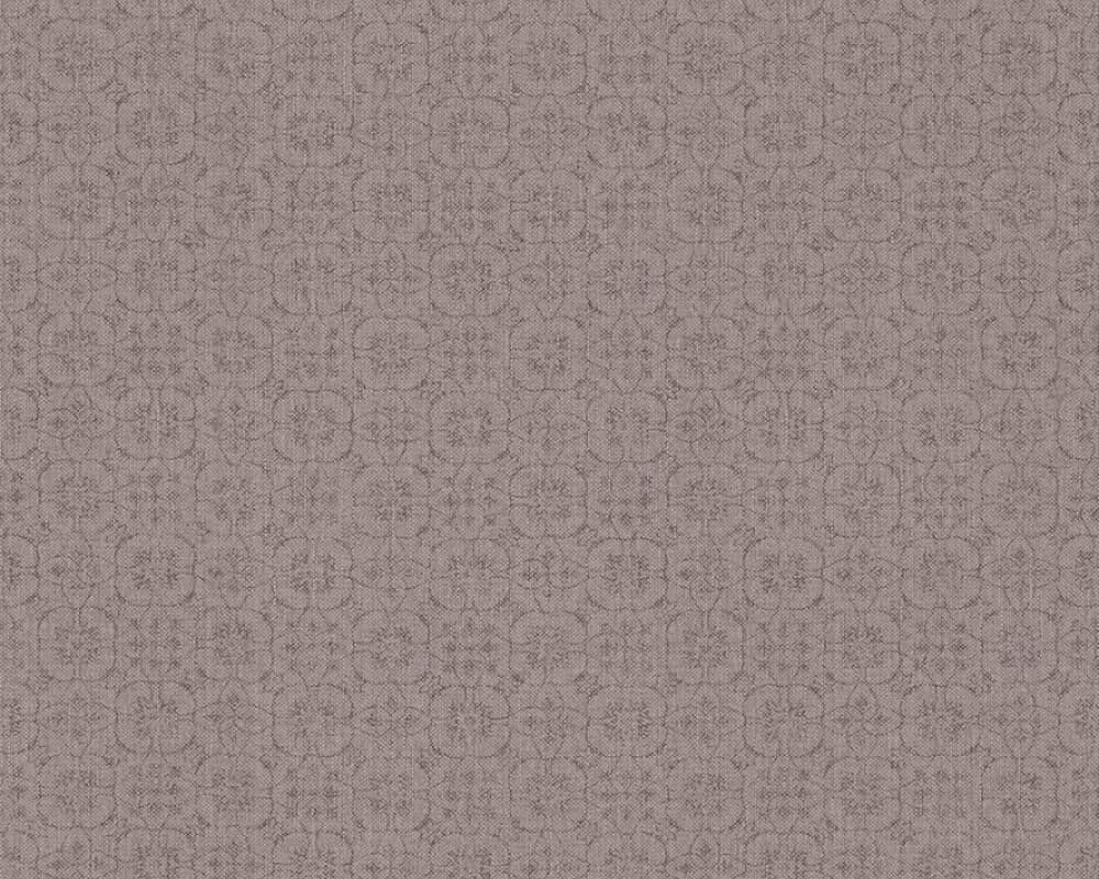 Hygge Textured Fabric Effect Floral Modern Decorative Wallpaper
