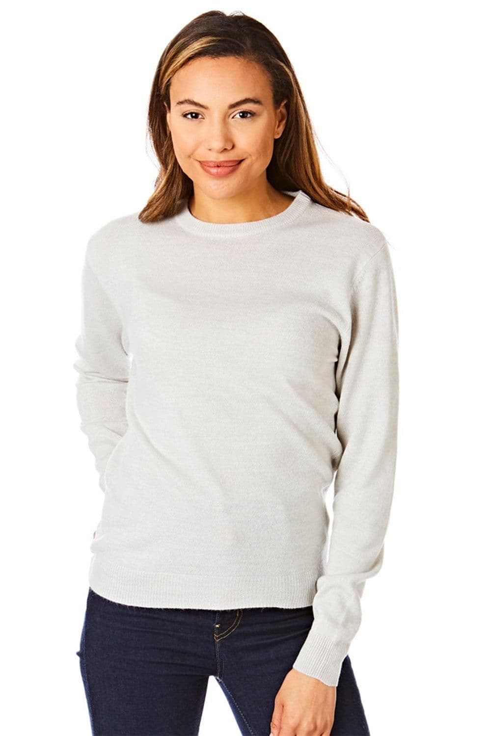 & Supersoft Crew Neck Knit Jumper Grey