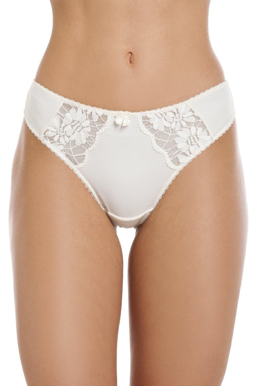 Three Pack Classic Lace Thong