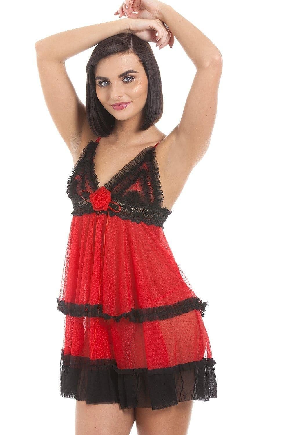 Sheer Babydoll Thong