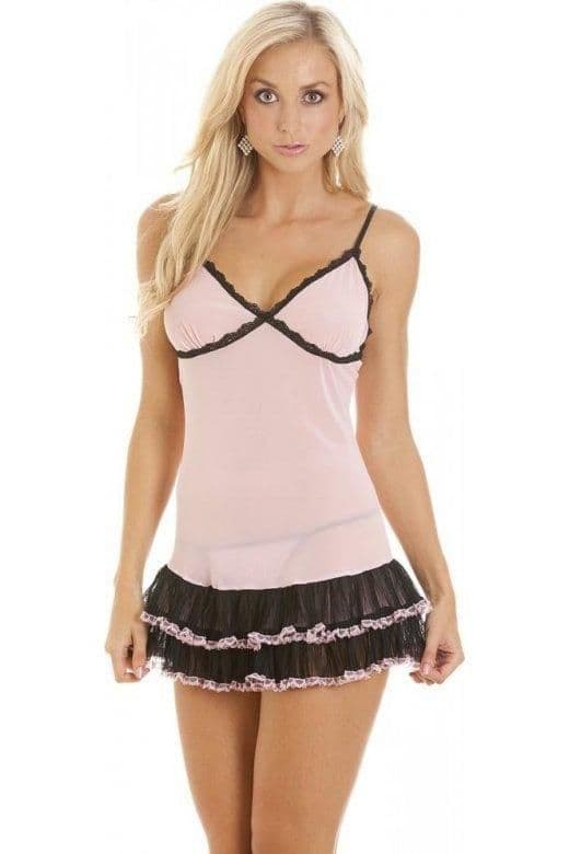 Seductive Mesh Babydoll Thongs