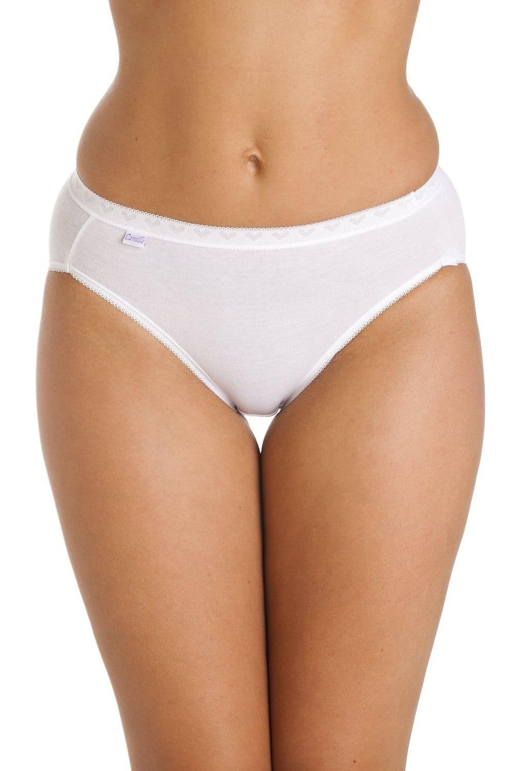 Three Pack Rich High Leg Briefs