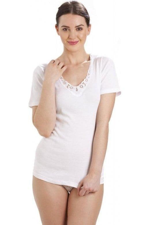 100% Cotton Ultra Comfort Short Sleeve Vest