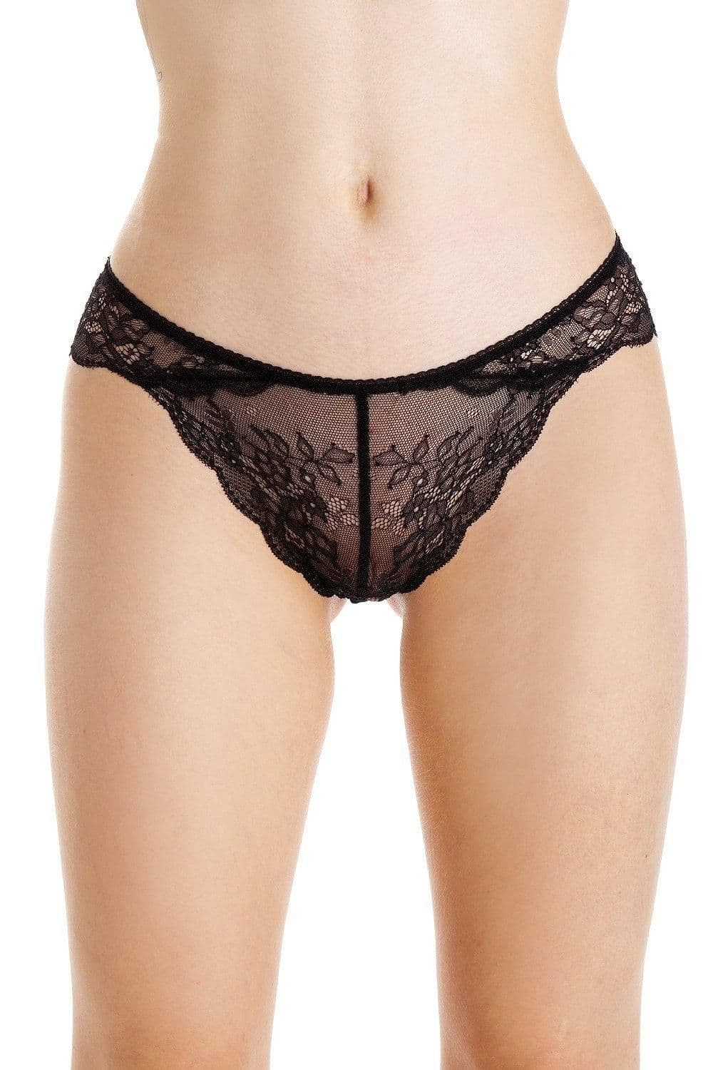 Three Pack Lace Brazilian Briefs