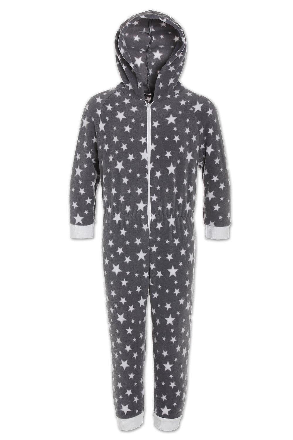 Supersoft Star Print Hooded All One Onesie