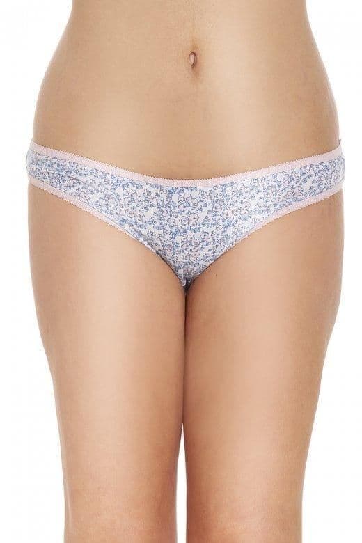 Four Pack Print Cotton Mini Briefs