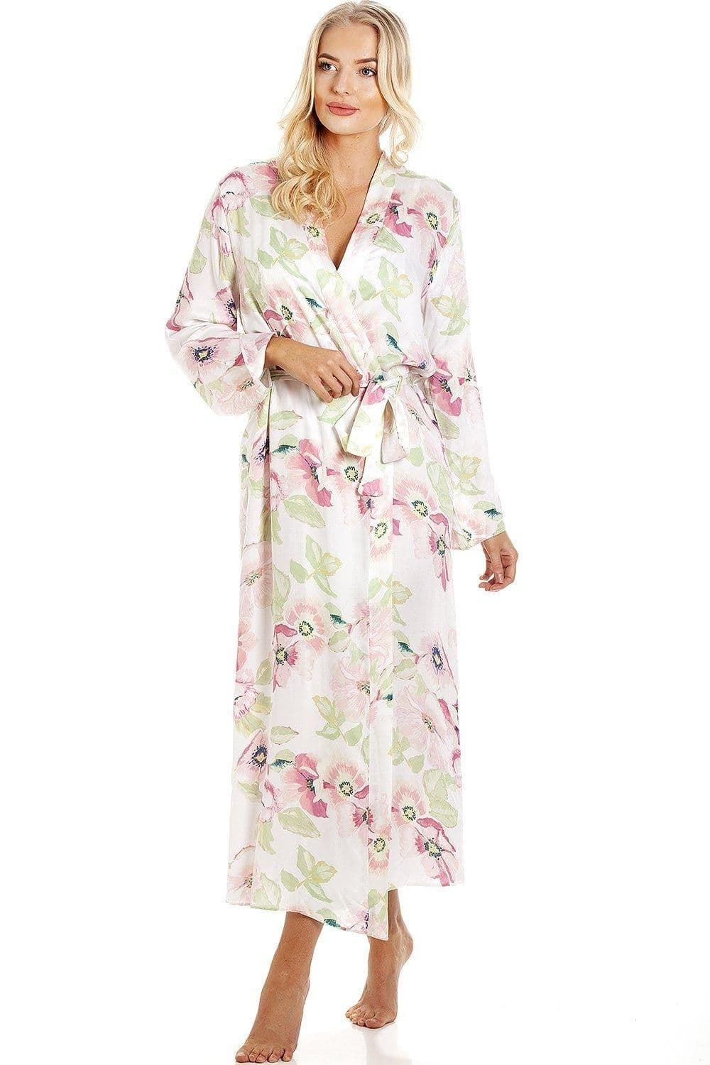 Classic Lightweight Poppy Print Floral Wrap