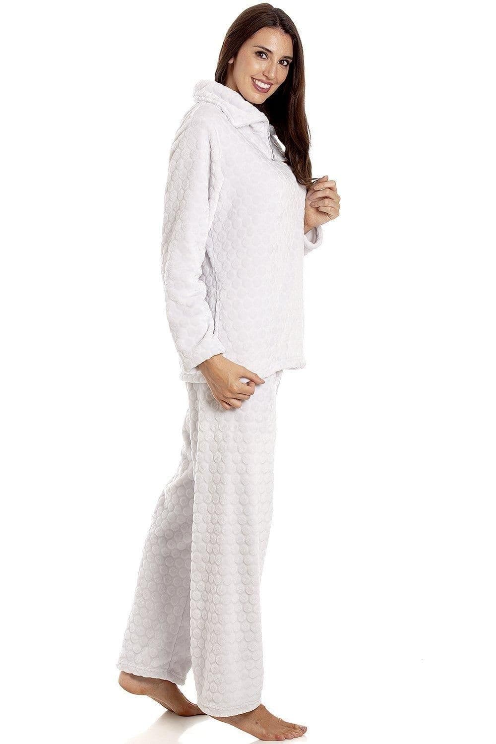 Supersoft Two Piece Spot Print Pyjama Set
