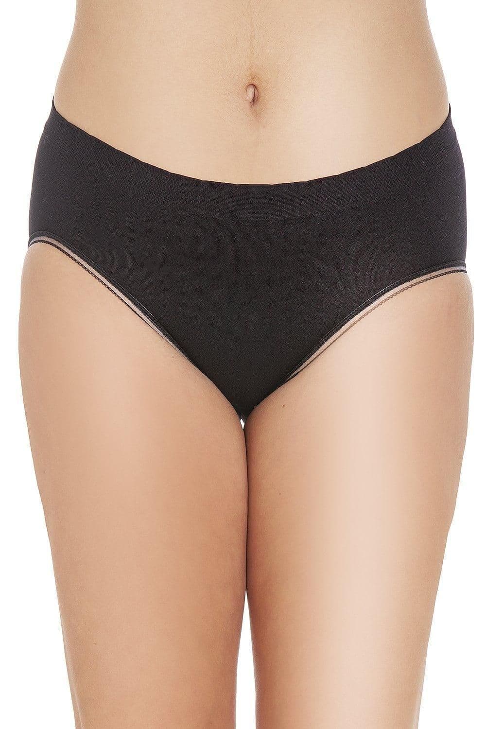 Three Pack Smooth Seamless High Leg Briefs