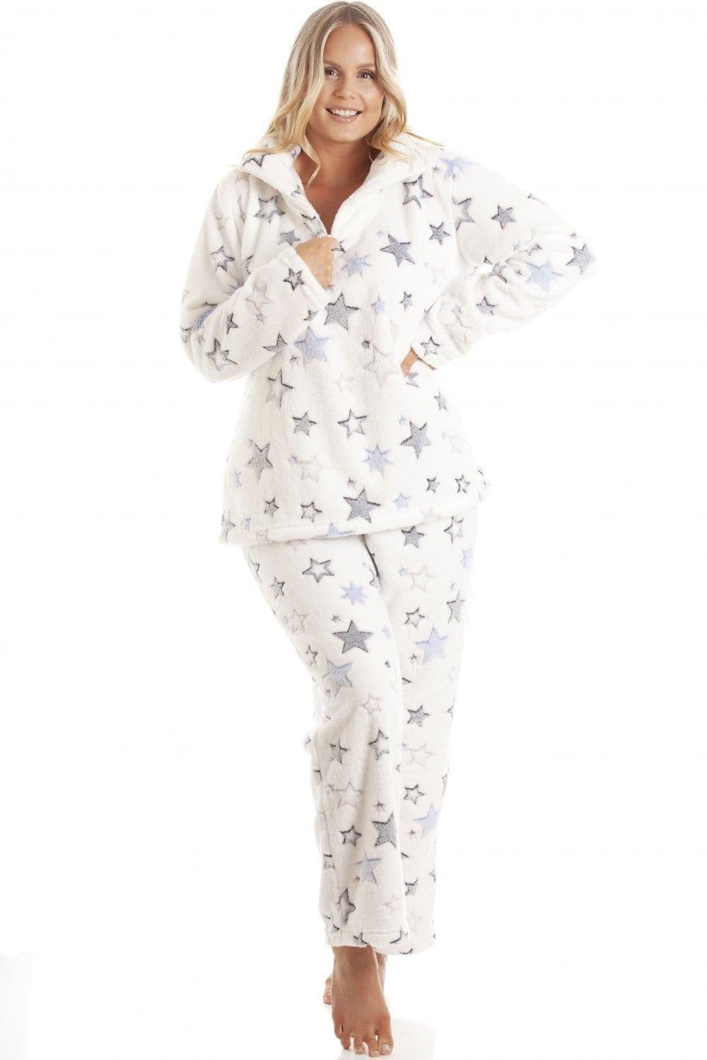 Star Burst Funnel Neck Pyjama