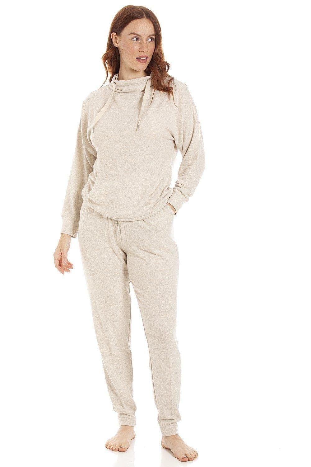 Comfy Fit Marl Hacci Pyjama set Light