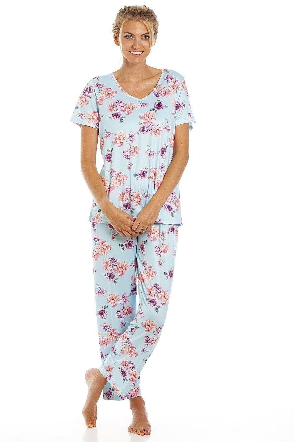 Lightweight Floral Print Pyjama Set