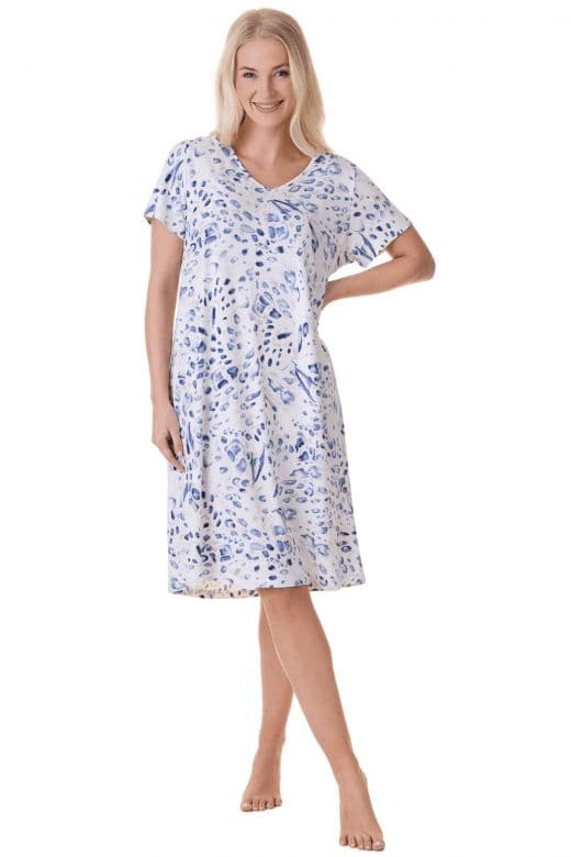 Lightweight Floral Print Nightdress