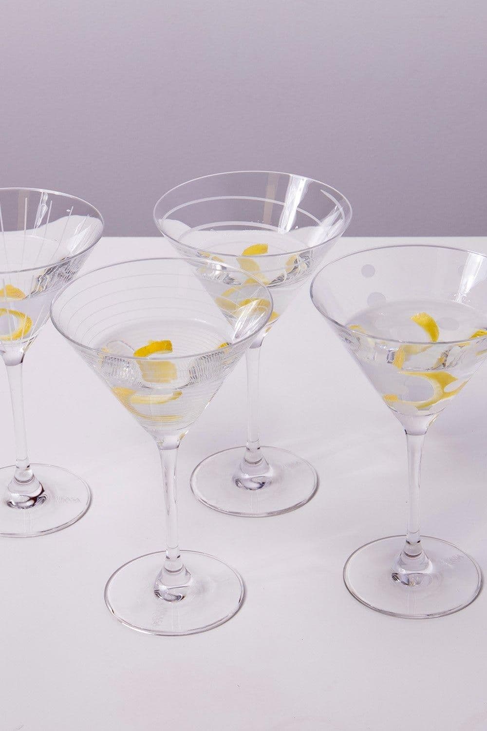 Cheers Set 4 Martini Glasses