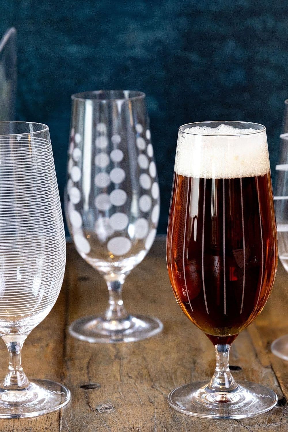 Cheers Pack 4 Stemmed Pilsner Glasses