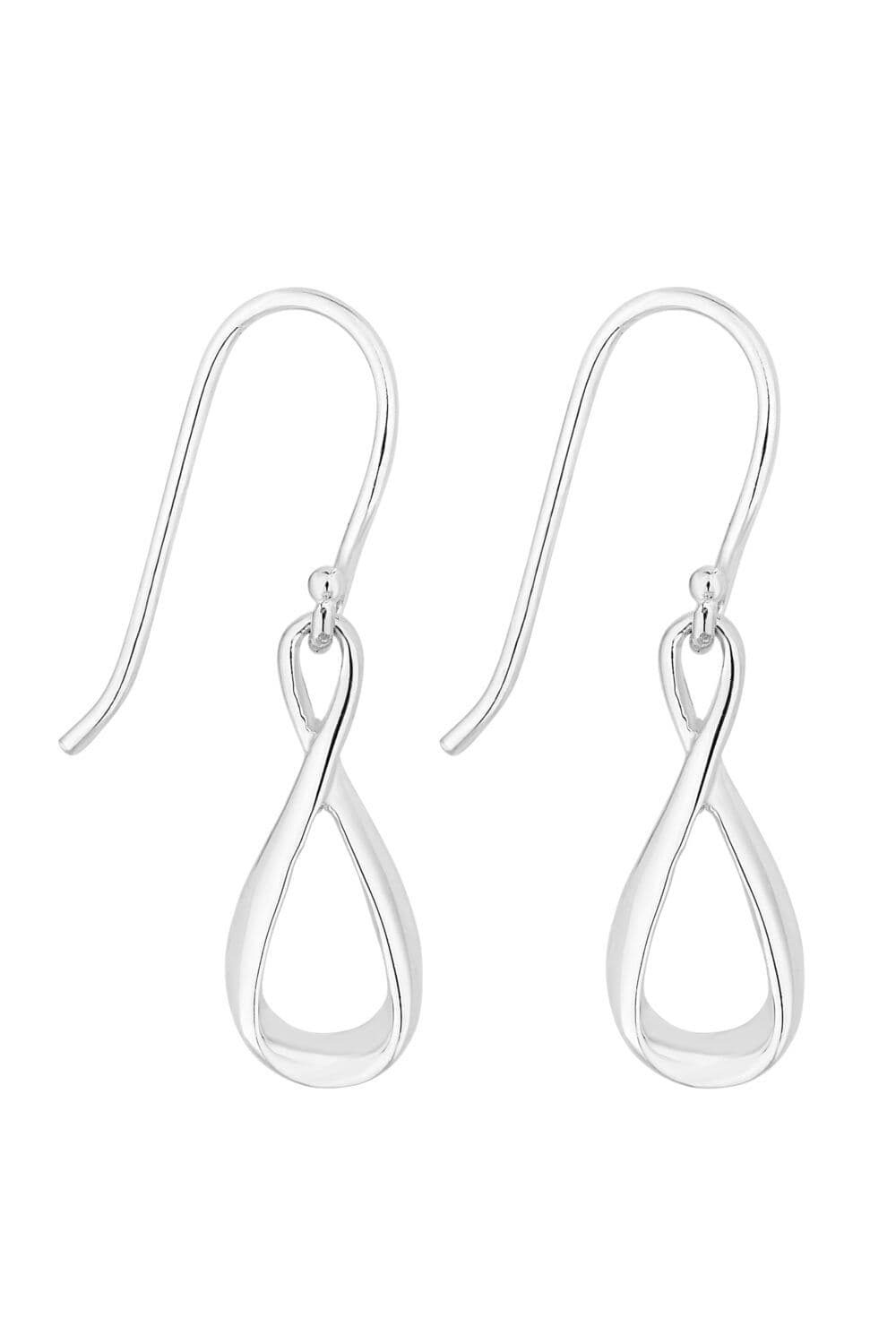 Sterling 925 Infinity Drop Earrings