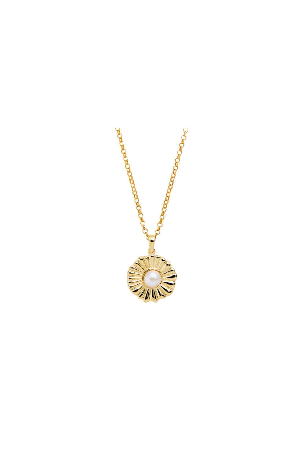 Plated Sterling 925 Freshwater Pearl Necklace