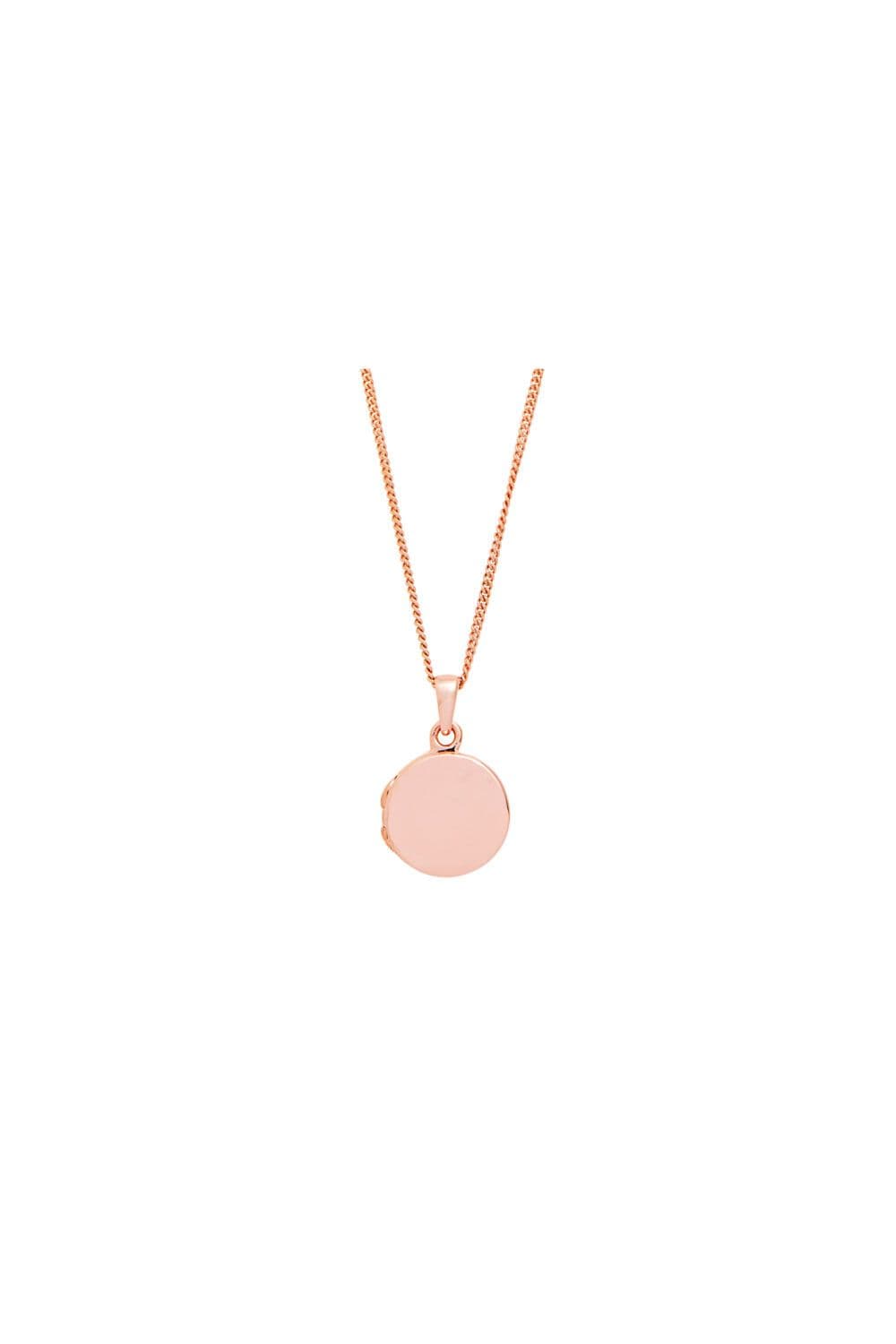 Sterling Rose Gold Round Locket