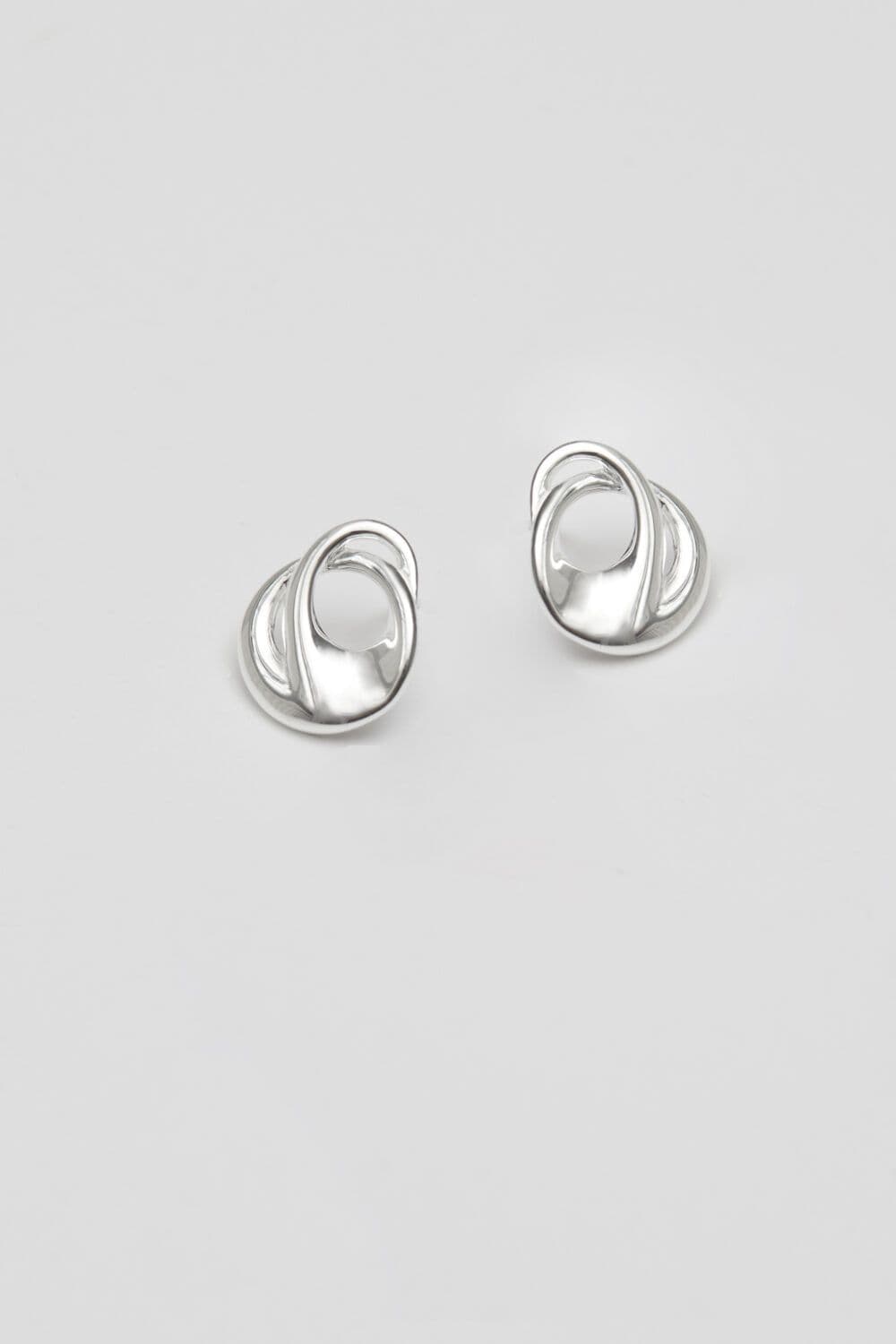 Sterling 925 Organic Twisted Earrings