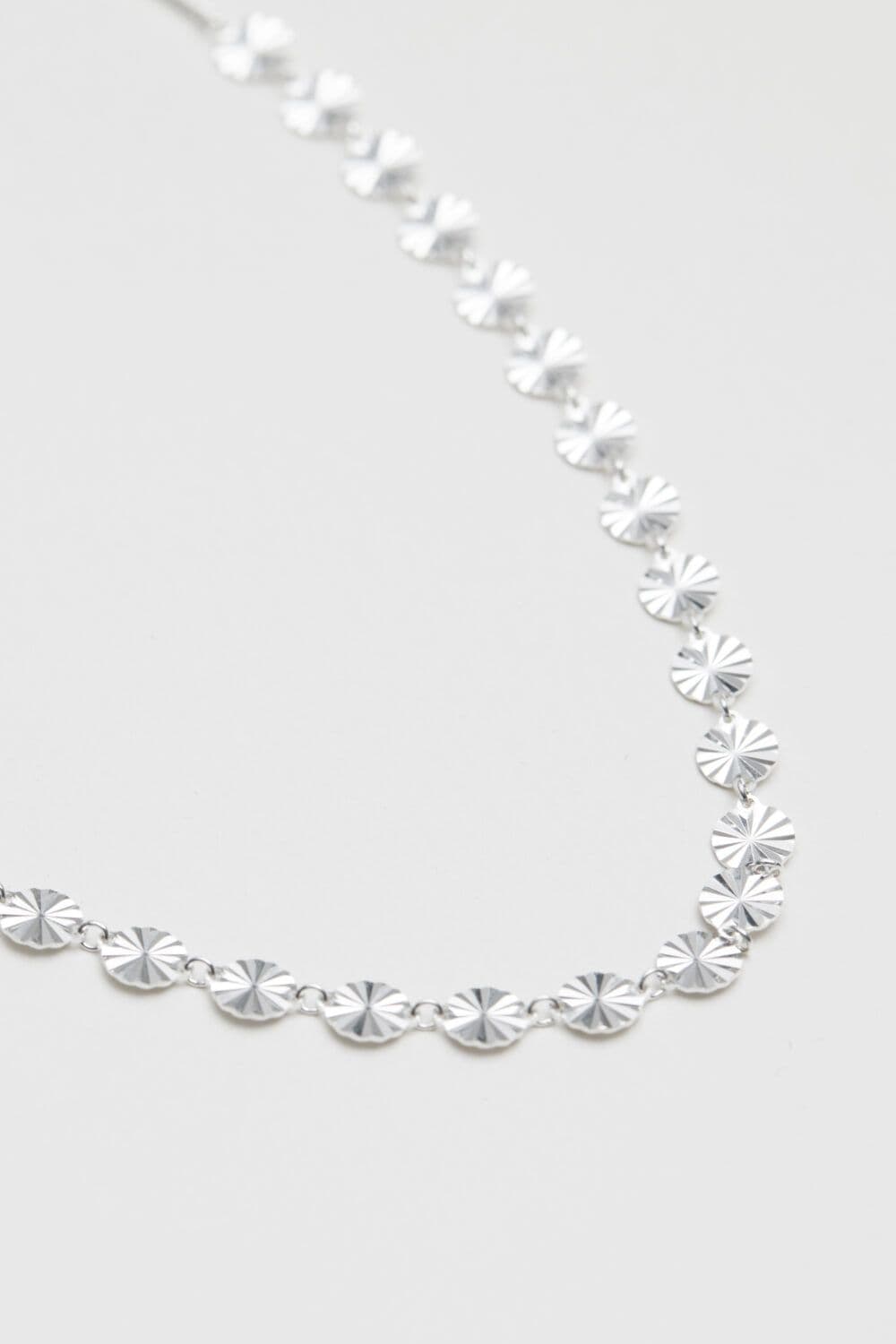 Sterling 925 Diamond Cut Chain Necklace