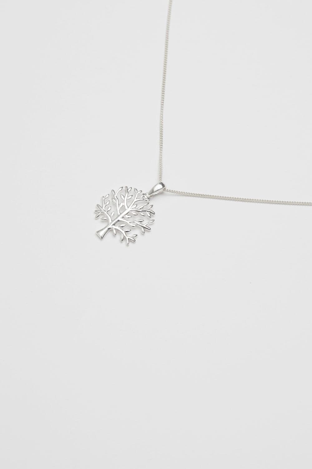 Sterling 925 Tree Love Pendant Necklace