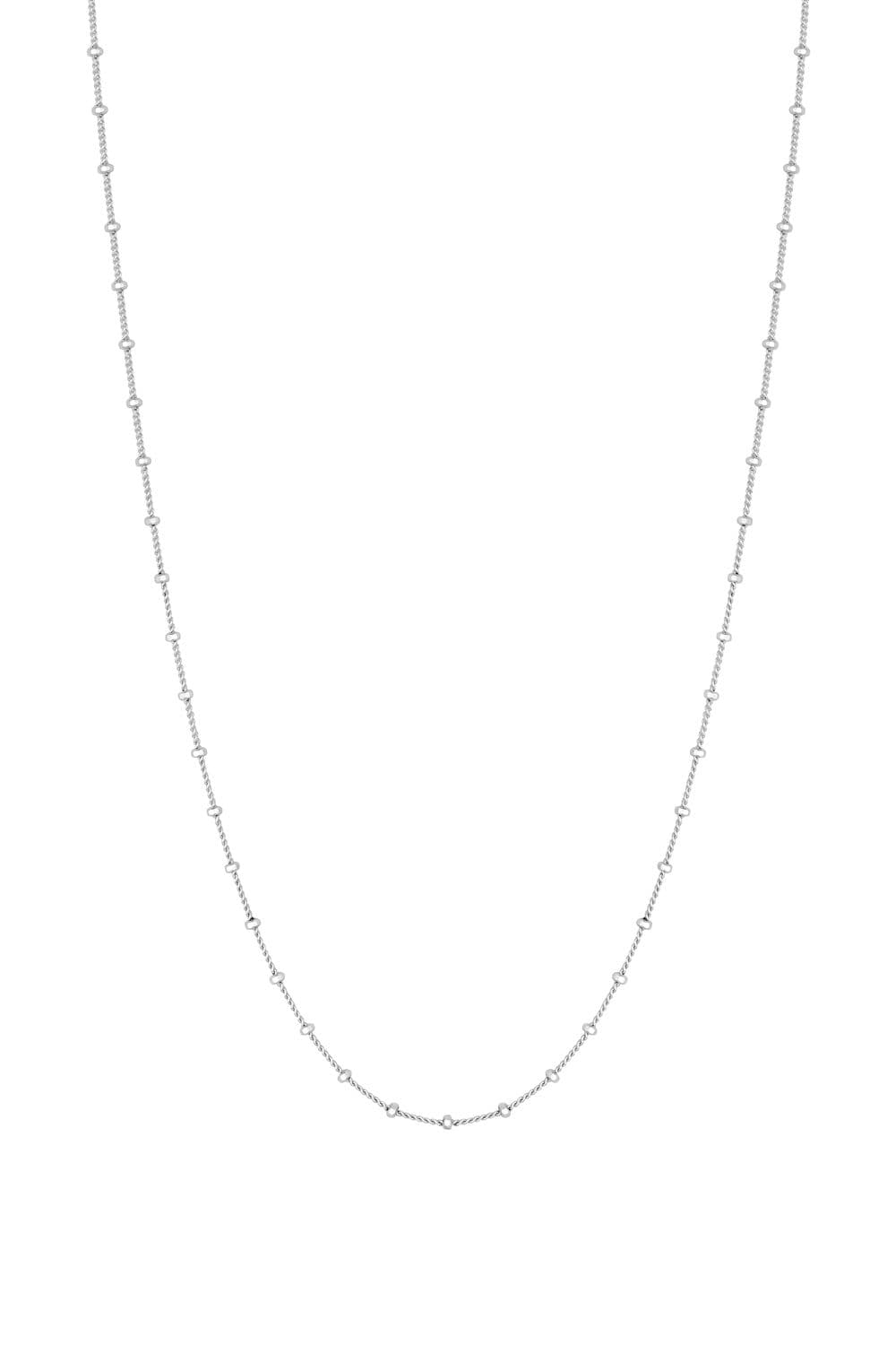 Sterling 925 Fine Station Necklace