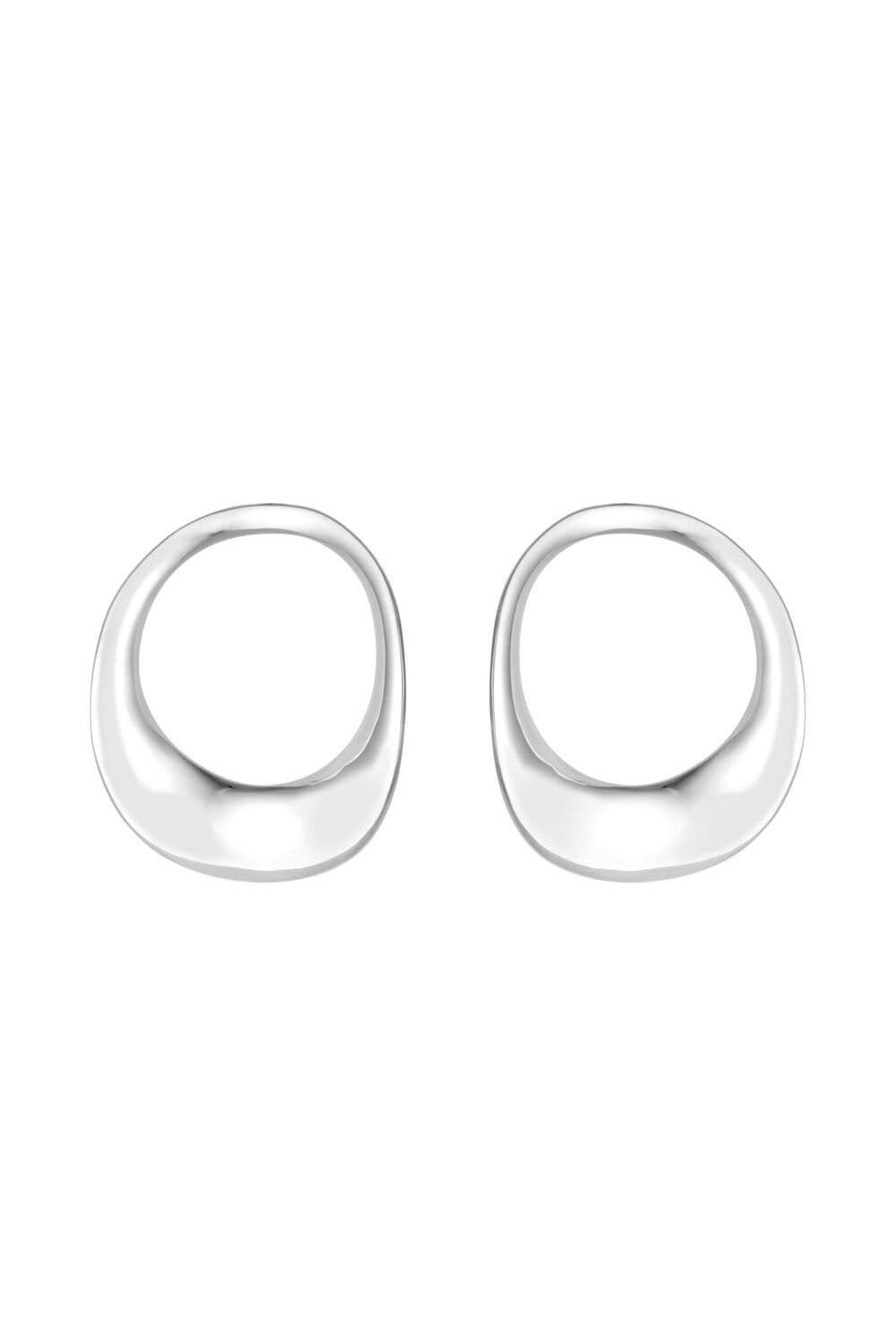 Sterling 925 Open Polished Earrings