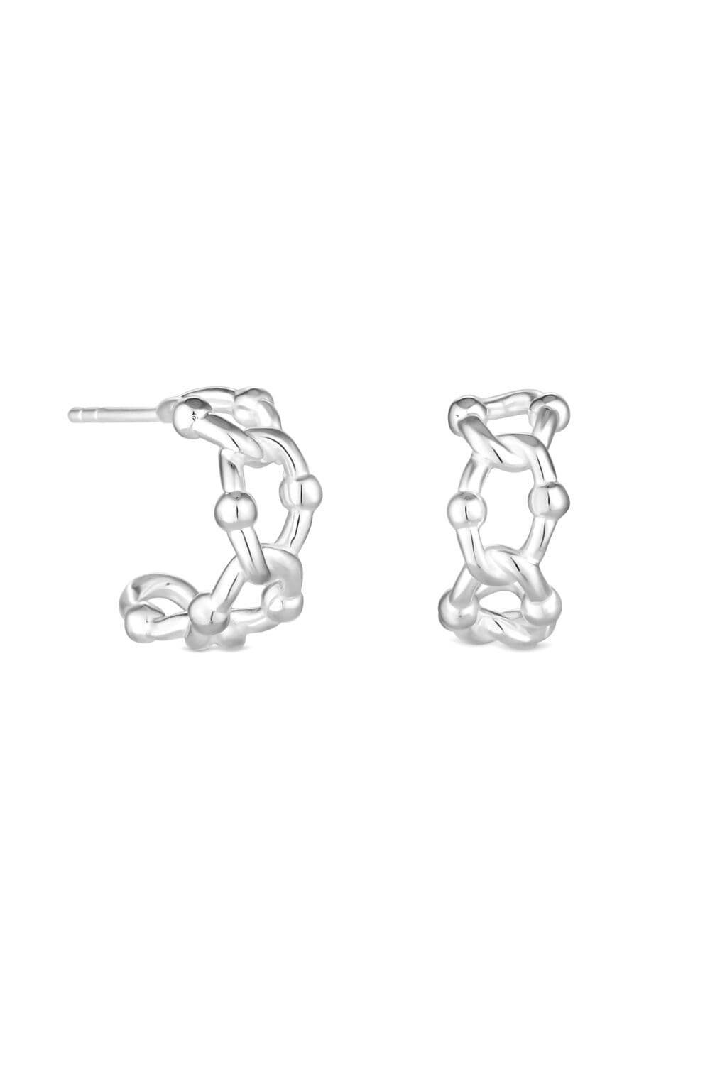 Sterling 925 Wire Hoop Earrings
