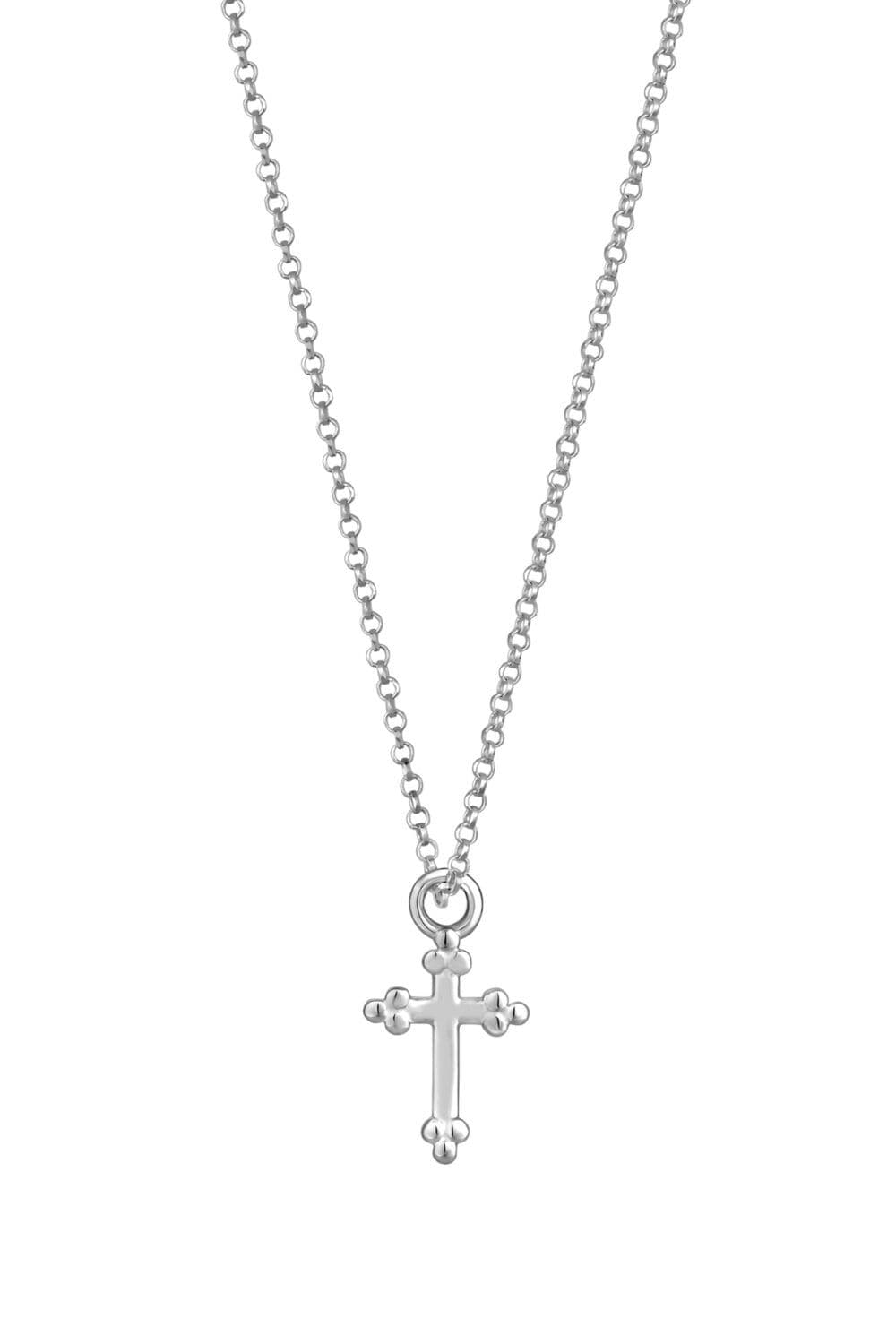 Sterling 925 Cross Pendant Necklace