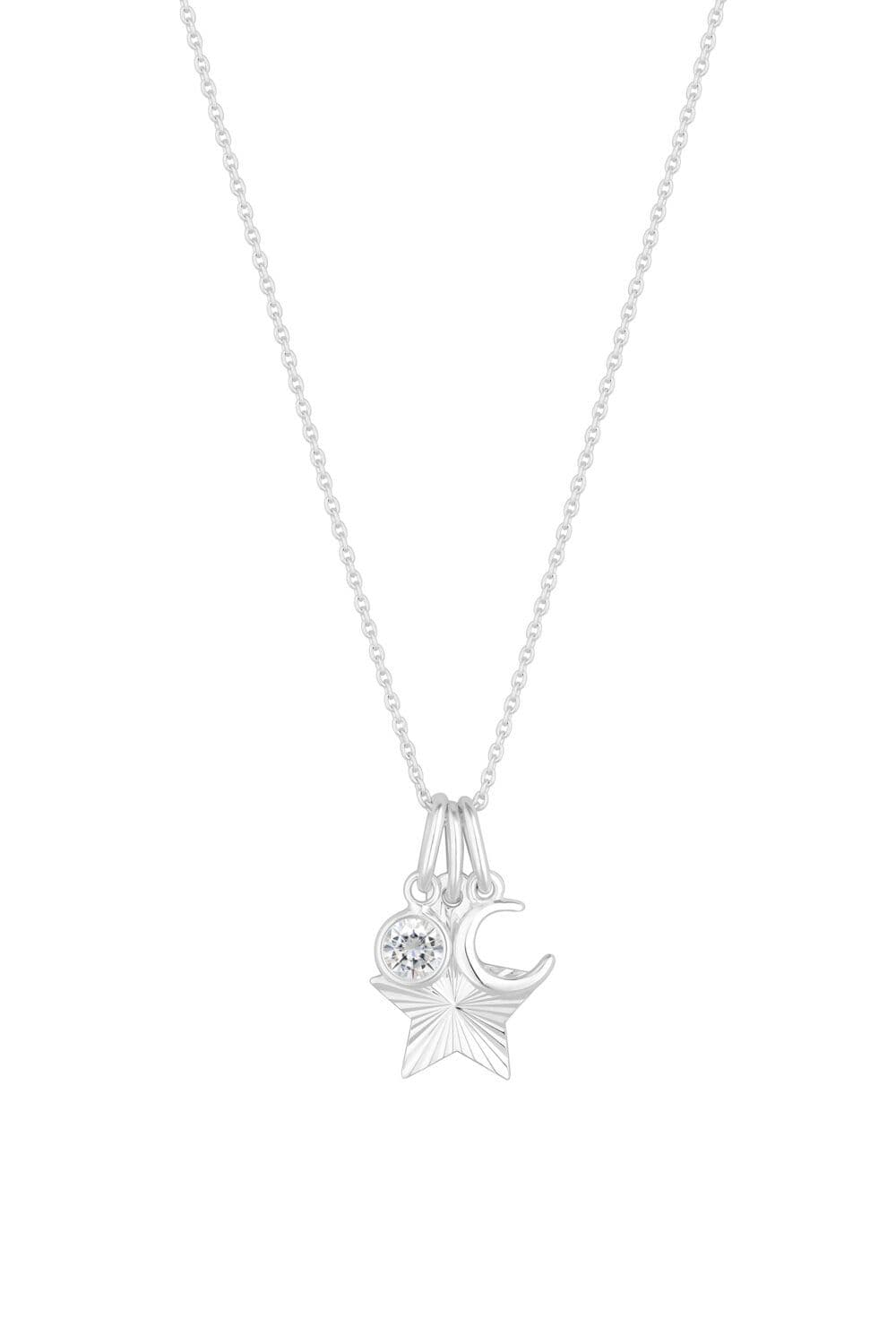 Sterling 925 Celestial Charm Pendant Necklace