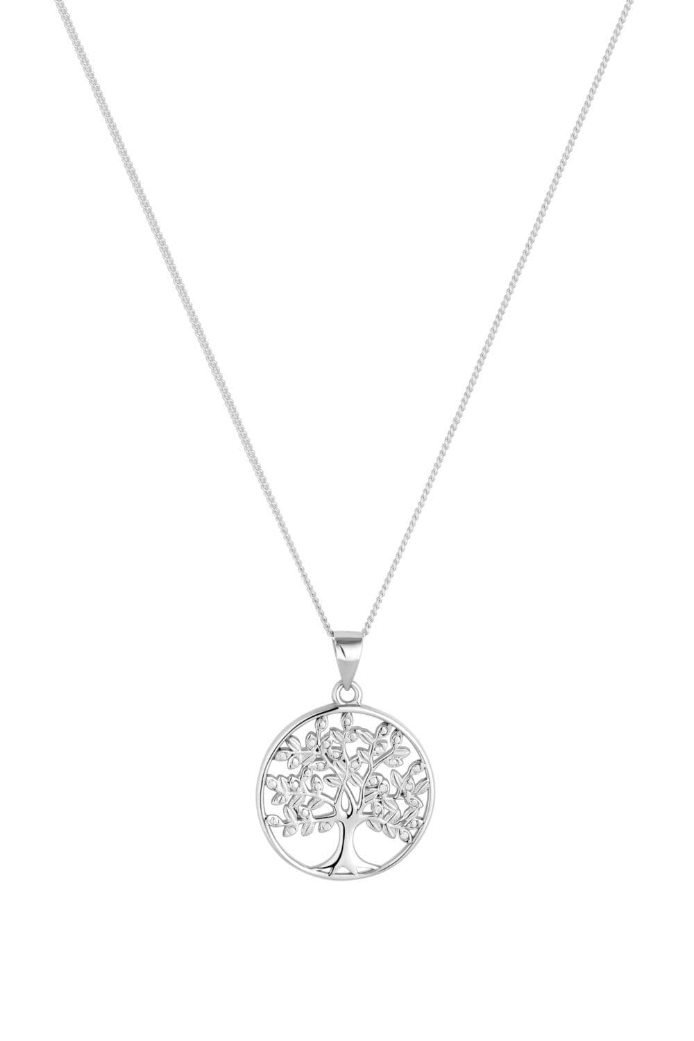 Sterling 925 Tree Life Pendant Necklace