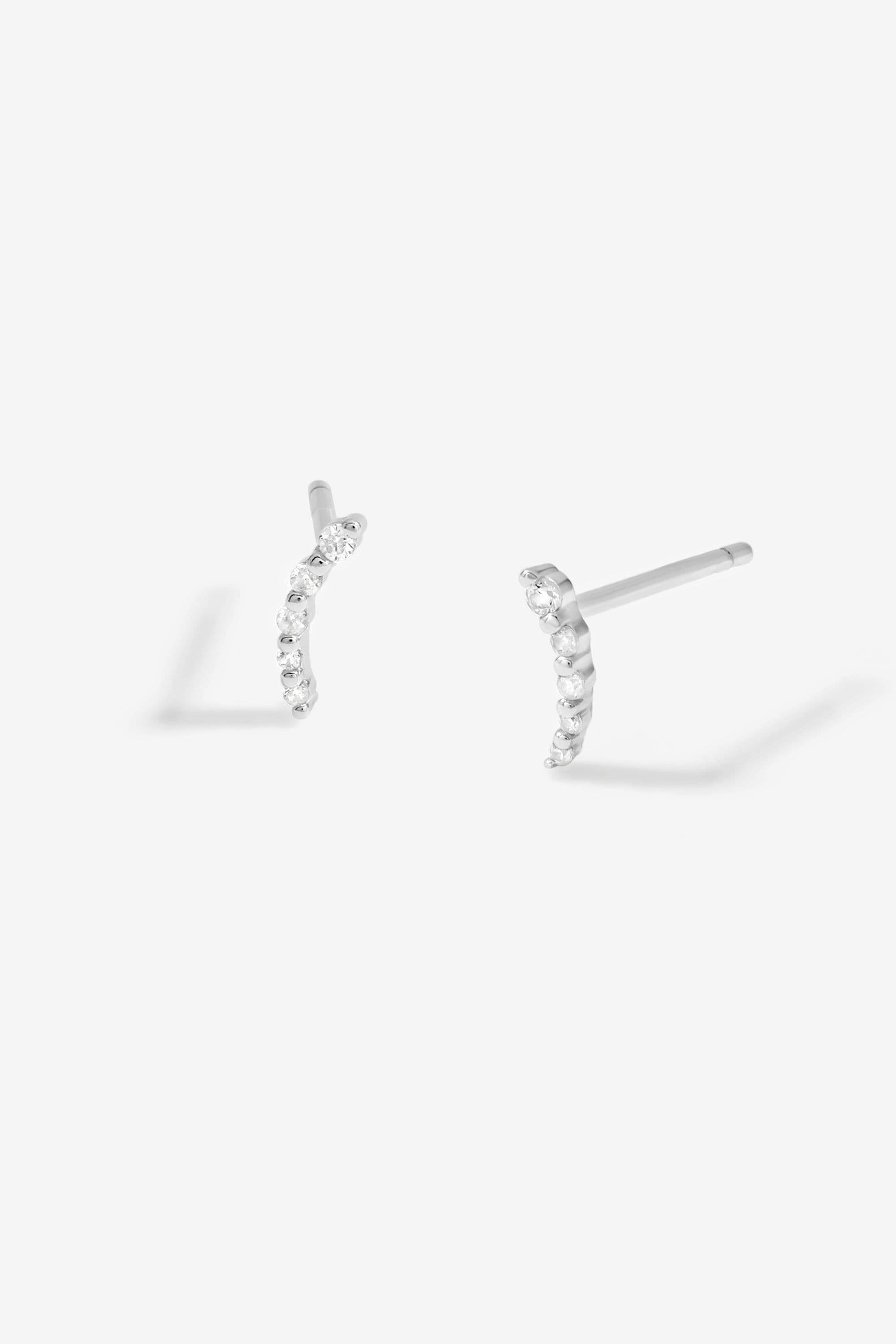 Sterling 925 Cubic Zirconia Fine Climber Earring