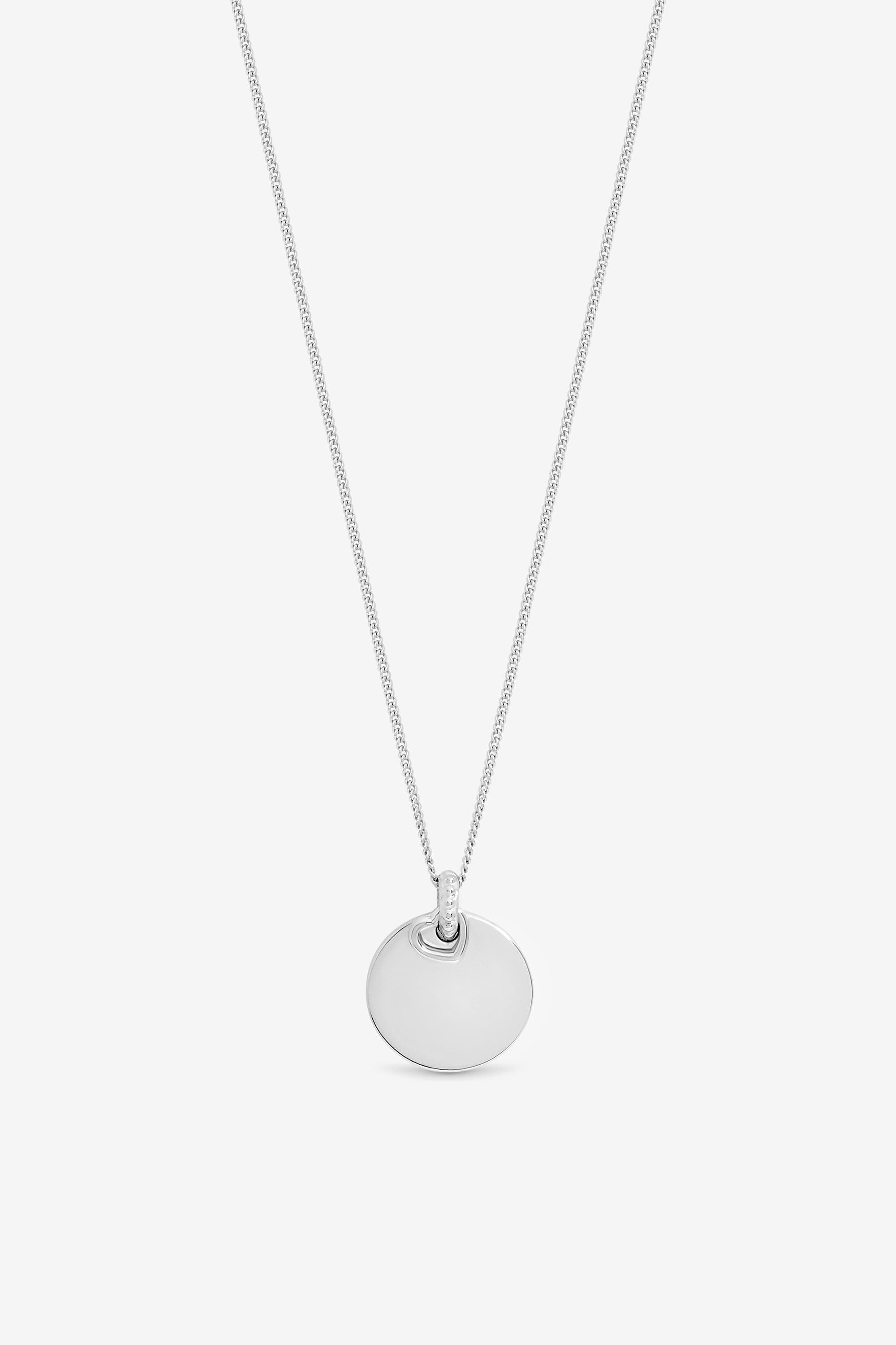 Sterling 925 Polished Heart Charm Pendant