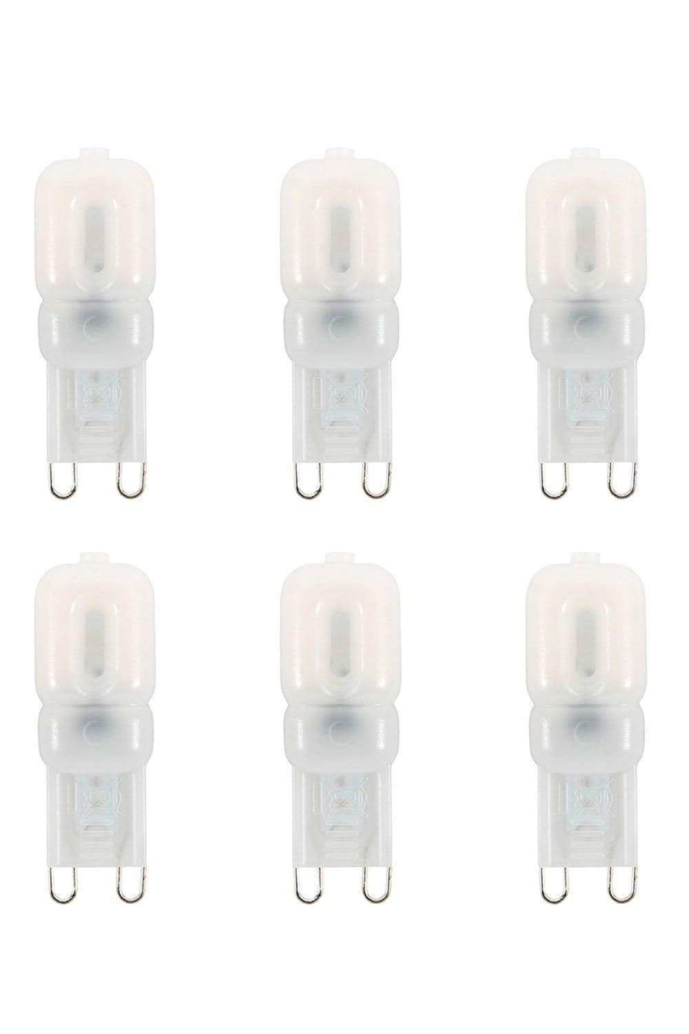 Pack 6 2W G9 Capsule Bulb Warm