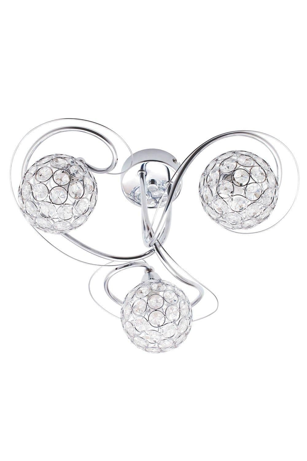Small Orianna Flush Ceiling Light