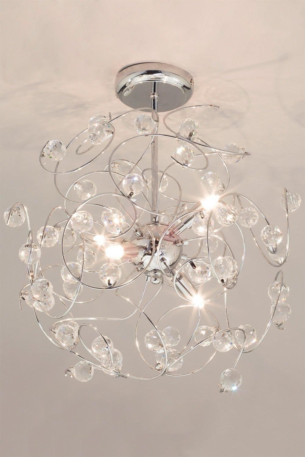 Lila Sputnik Flush Ceiling Light