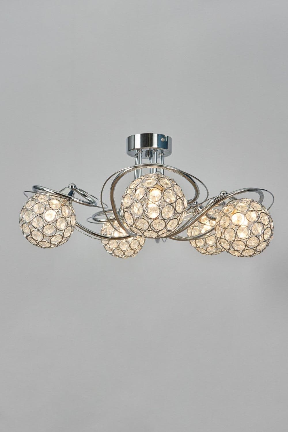 Large Orianna Flush Ceiling Light