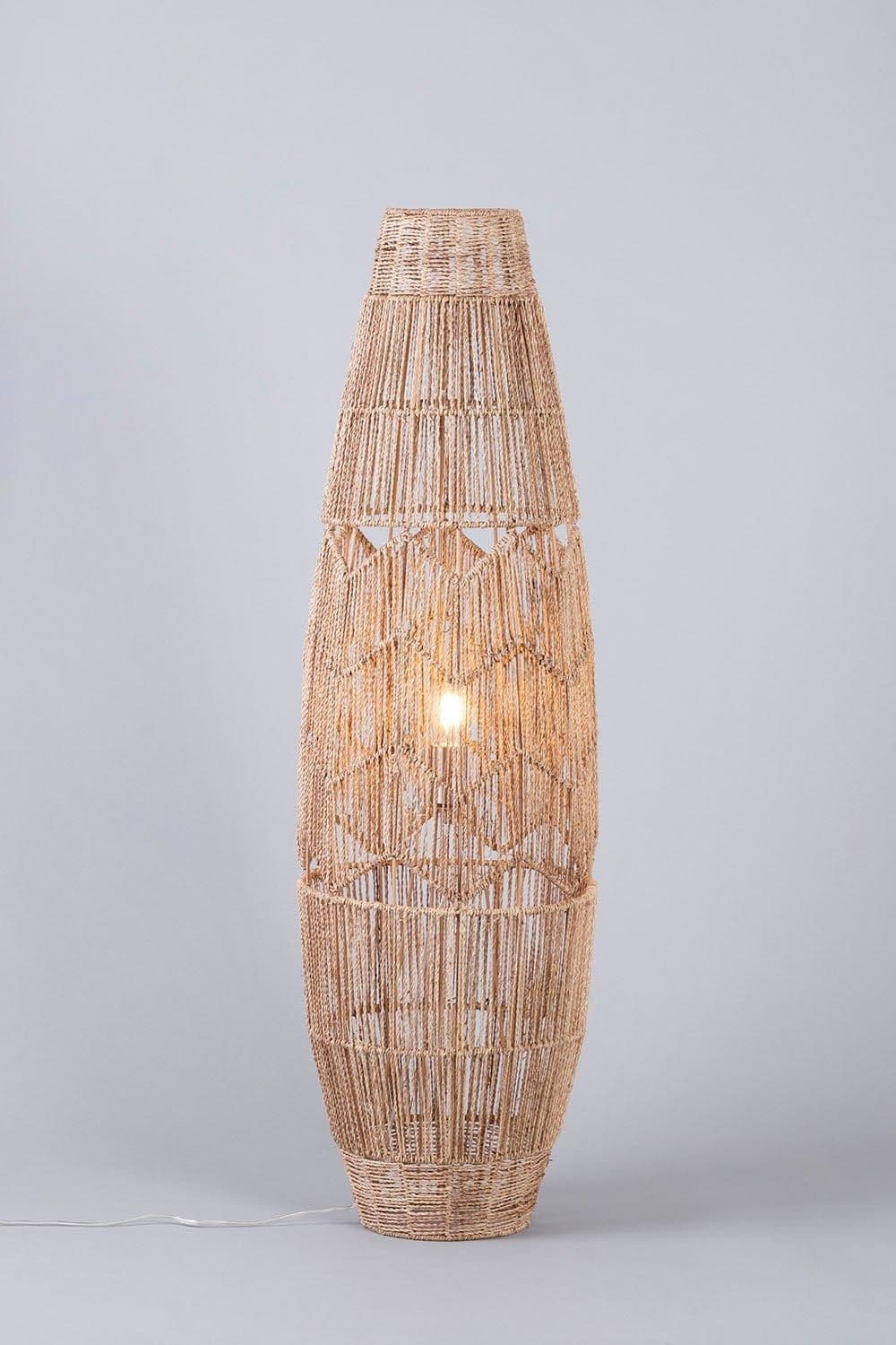 Jute String Floor Lamp