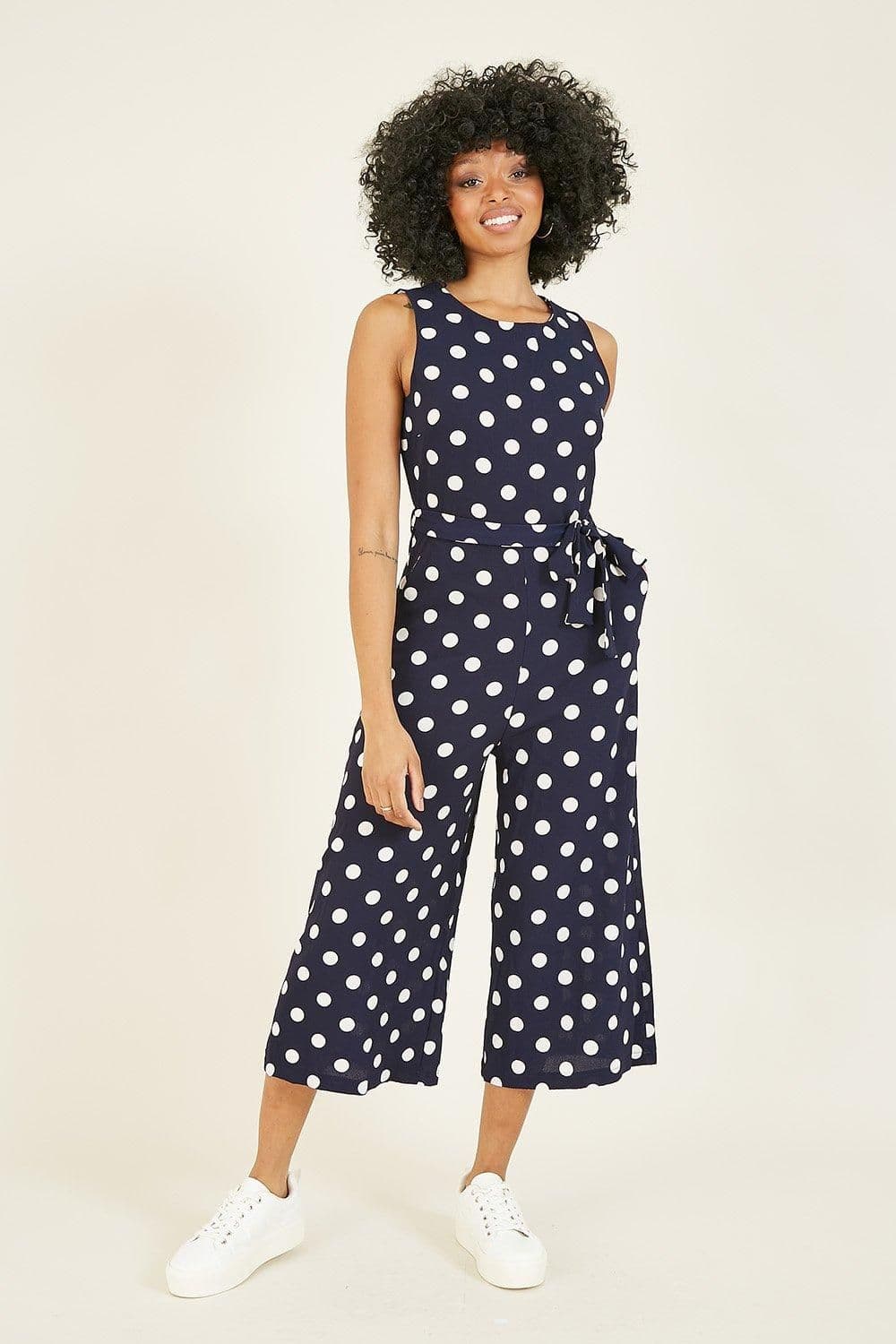 Polka Dot Culotte Zofia Jumpsuit