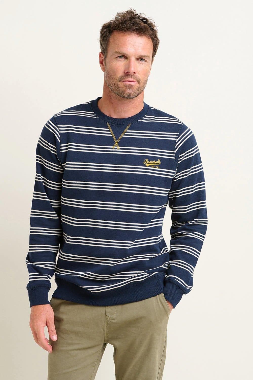 Stripe Crew Neck Sweat