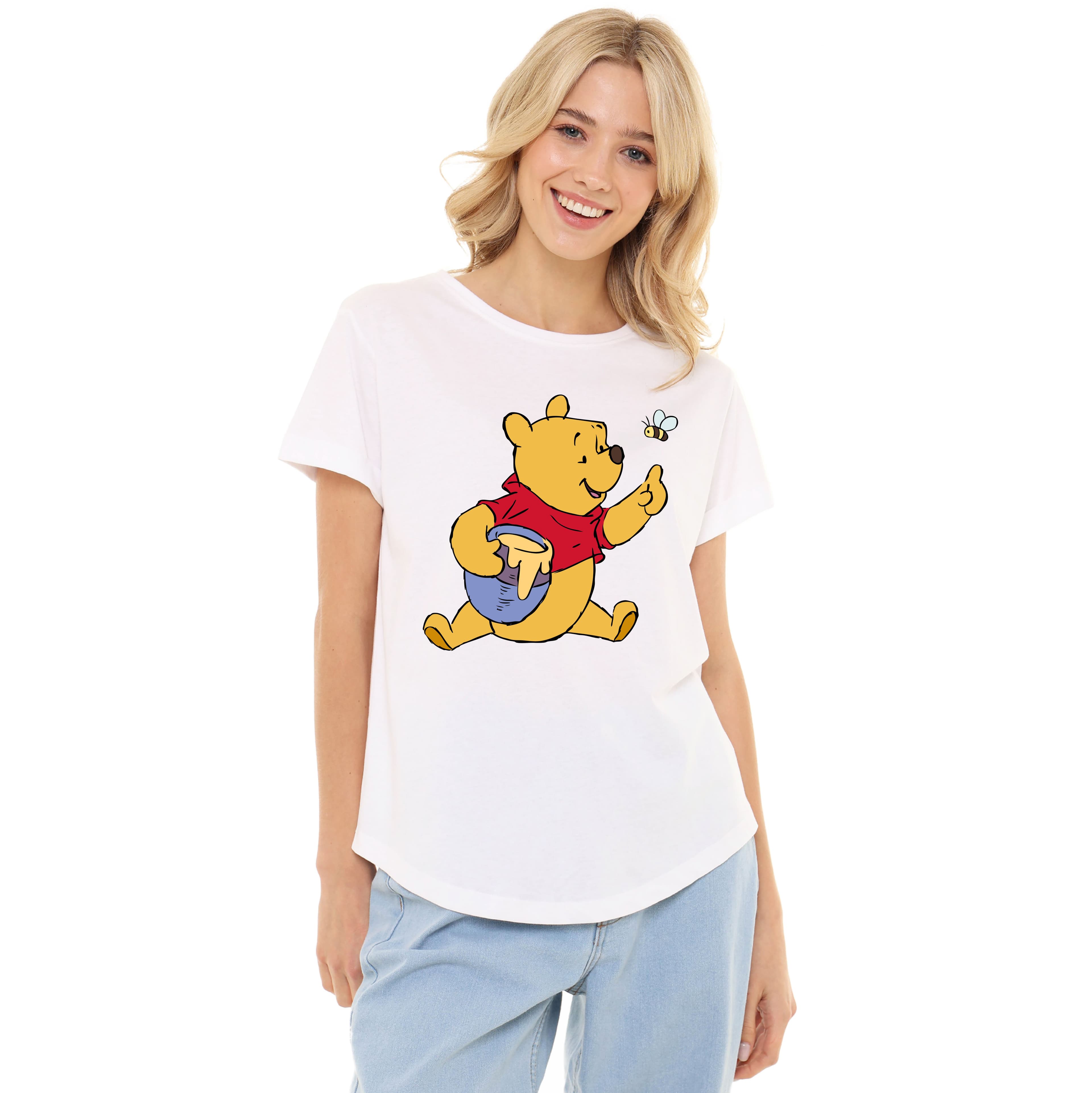 Winnie Pooh Bear Honey Bee Fashion T Shirt