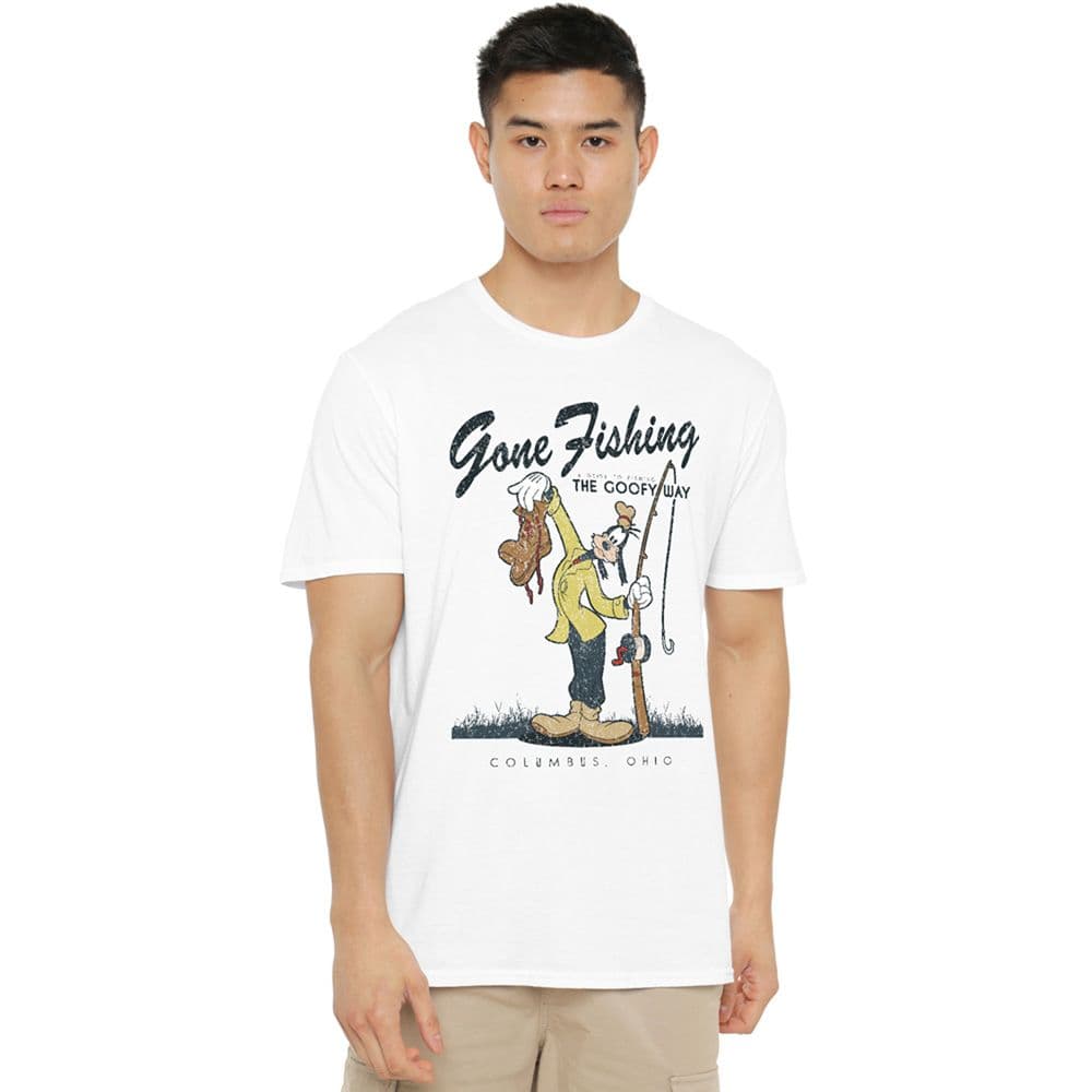 Mickey & Friends Goofy Gone Fishing T Shirt