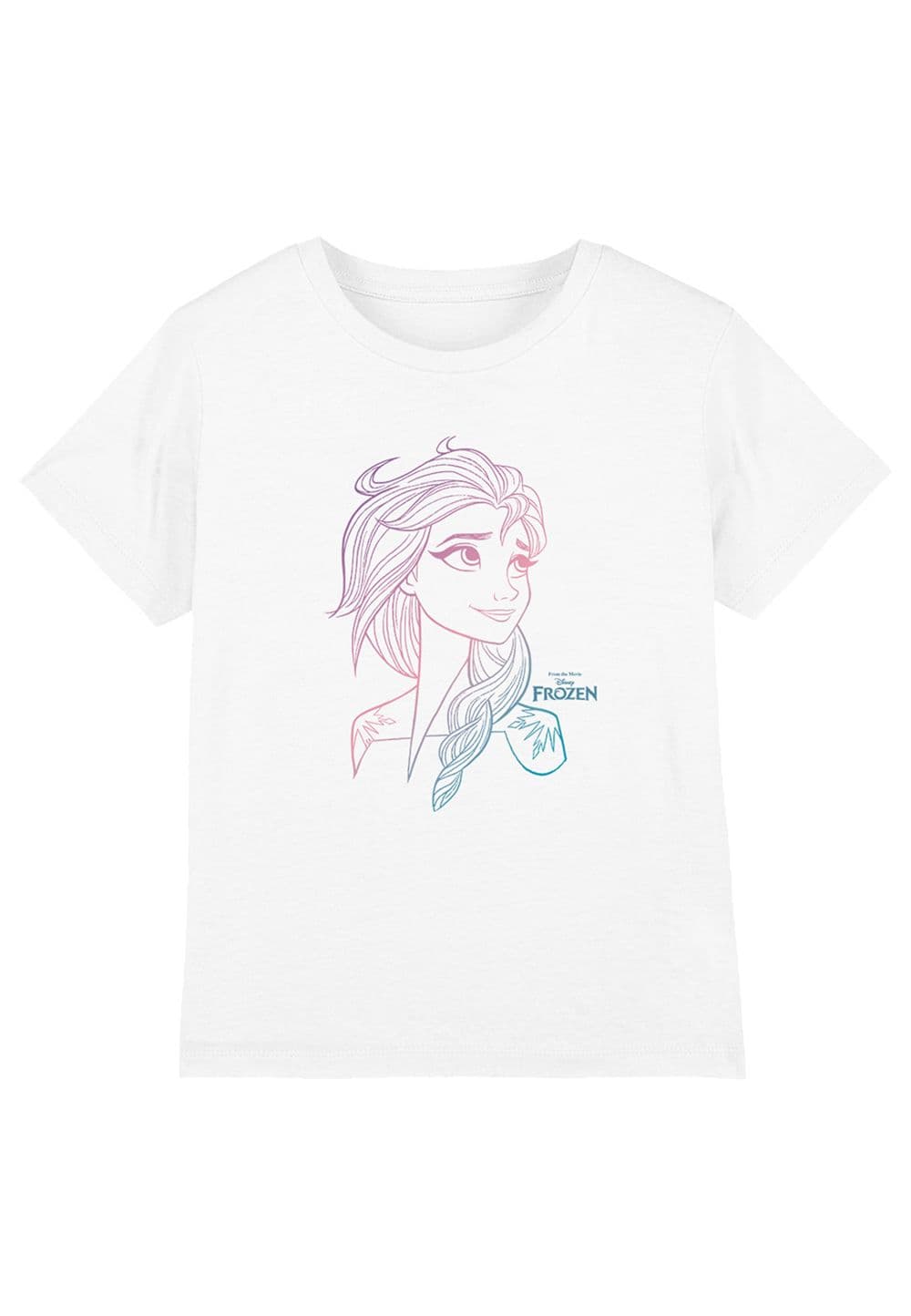 Frozen Elsa Gradient Sketch T Shirt
