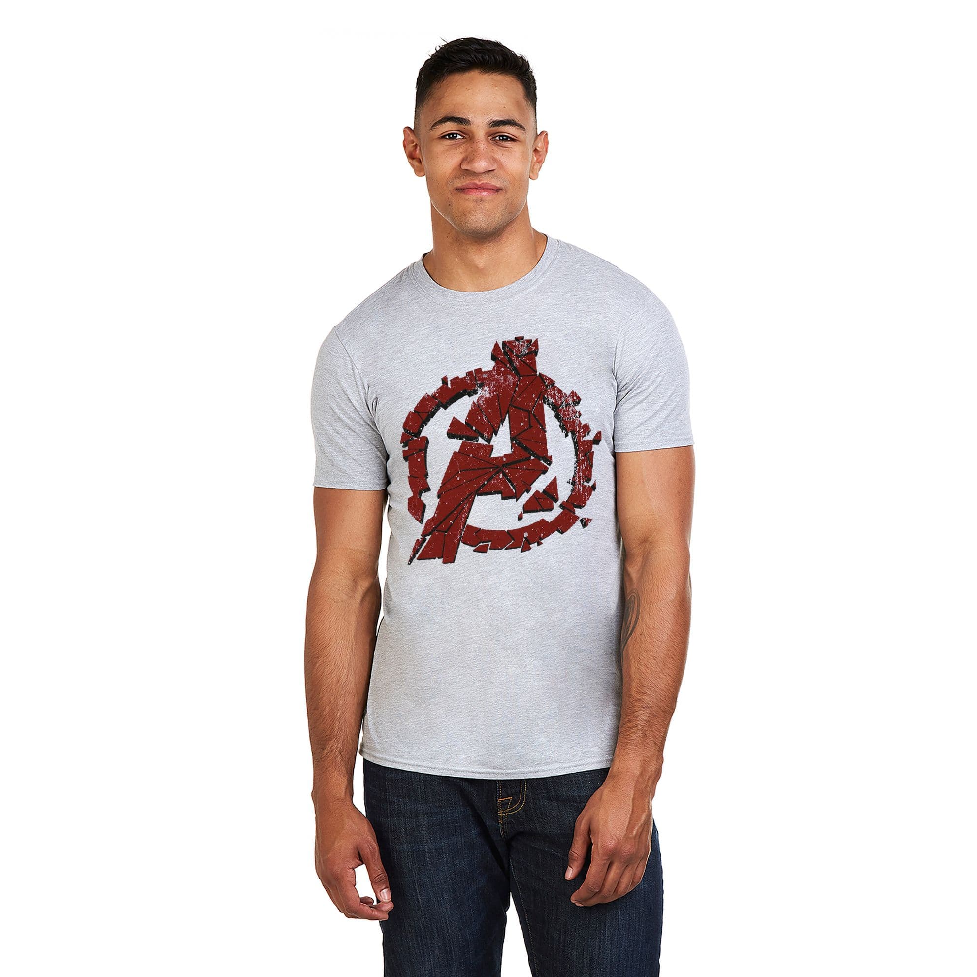 Avengers Cracked T Shirt