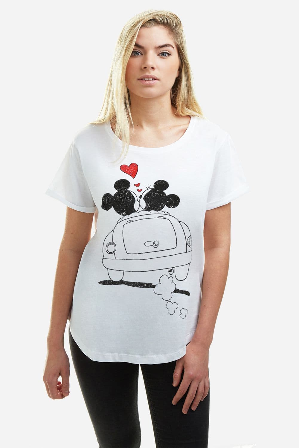 Mickey & Minnie Mouse Hearts T shirt